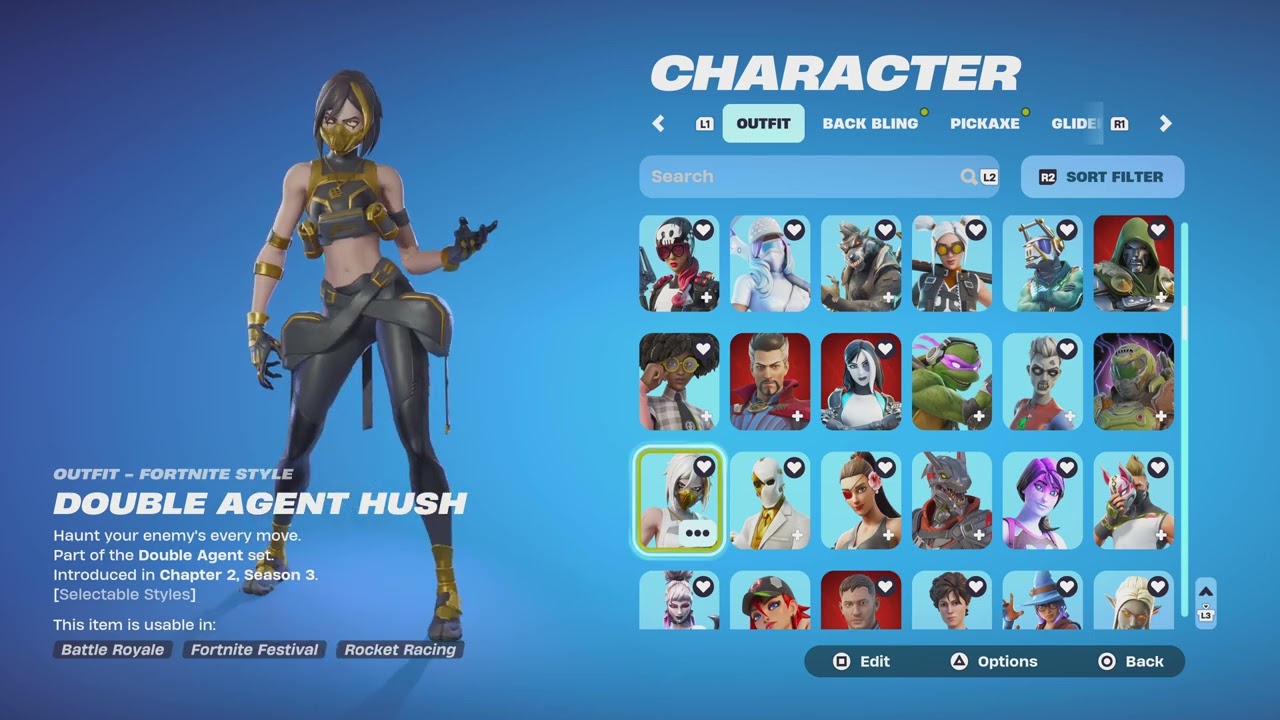 Reviewing Double Agent Hush (Chapter 2 Season 3 Skin)