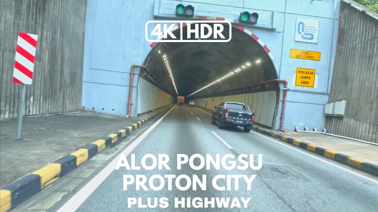 4K-HDR | ALOR PONGSU | PROTON CITY | RUSH HOUR | PLUS HIGHWAY | 9:30AM | WEEKDAYS