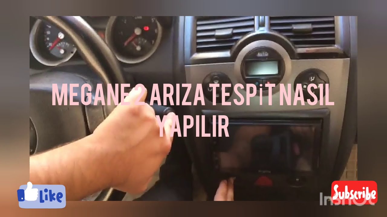 MEGANE 2 TEST MODU NASIL AÇILIR-ARIZA TESPİT #2020 #MEGANE2