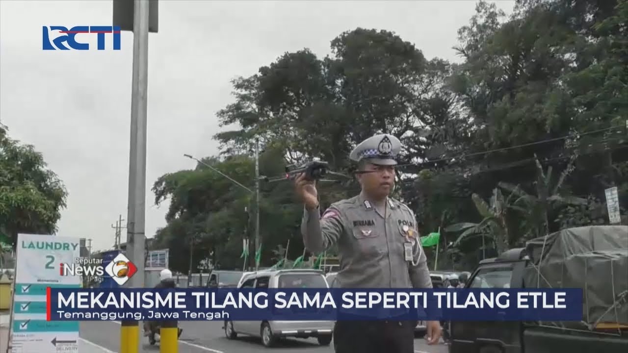 Ditlantas Polda Jateng Uji Coba Tilang Elektronik Menggunakan Drone #SeputariNewsPagi 31/01