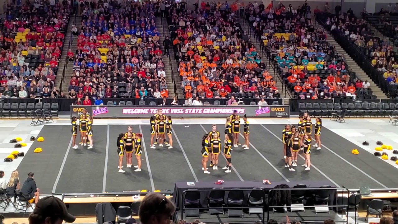Virginia Commonwealth University Performance at VHSL Cheer States 2019