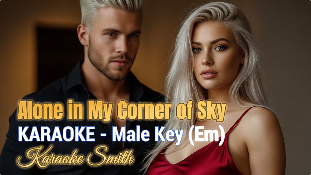 🎤 KARAOKE 💔Alone in My Corner of Sky 🌛| Slow Bolero | Male Vocal Backing Track 🌙💔