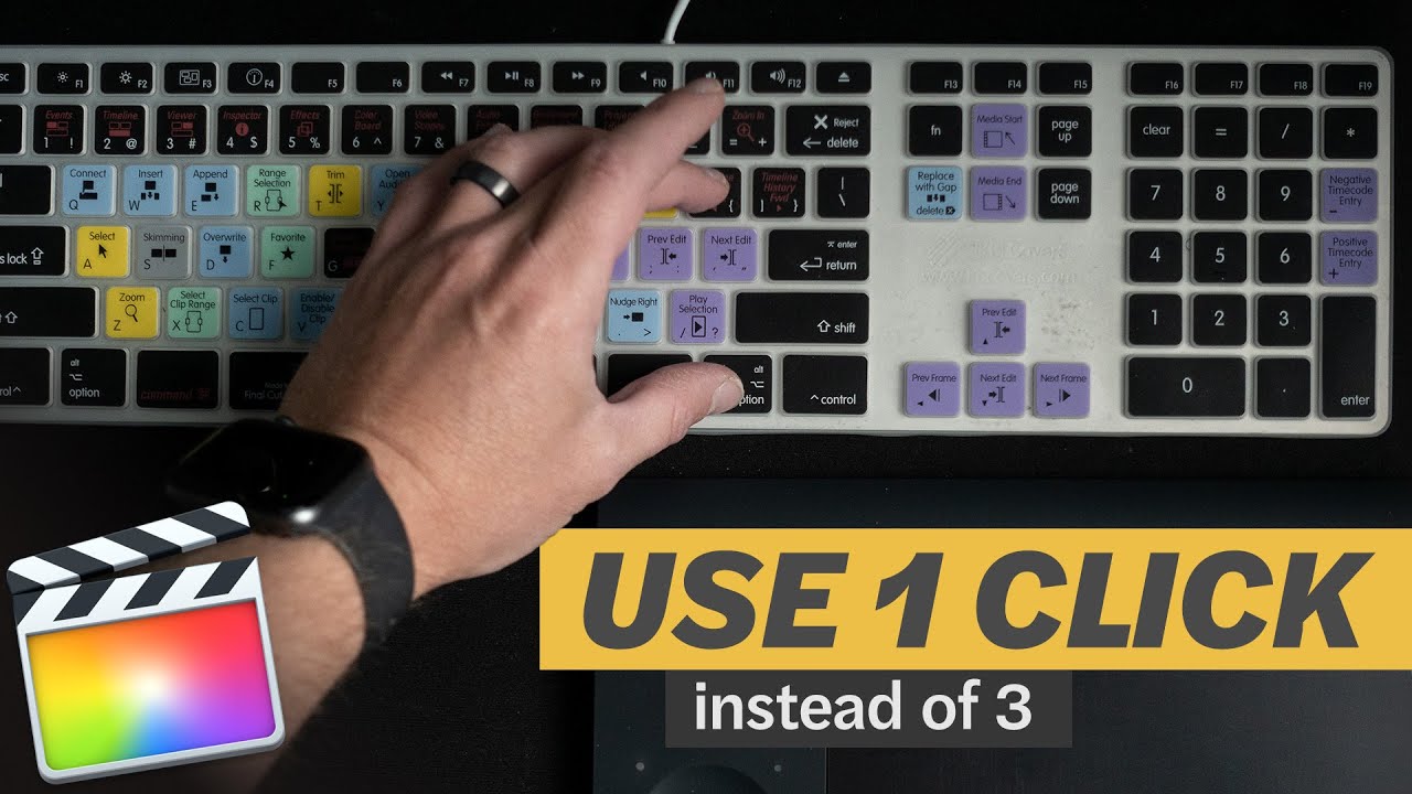 FCPX How to Shorten the Timeline Fast - Trim Start Trim End Tutorial