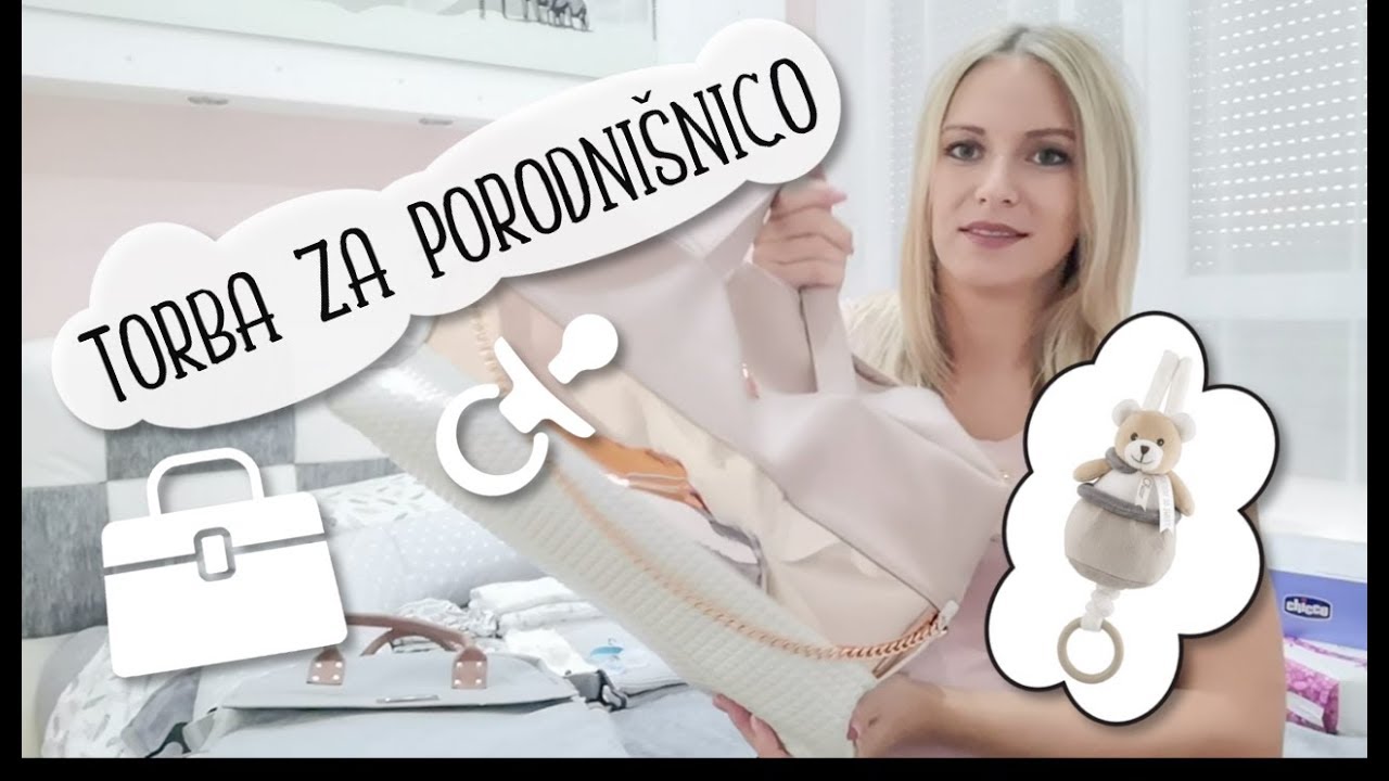 Torba za PORODNIŠNICO in kaj spakirati? 👜 vlog #6 👶 | dreamteamtravelnote 💎