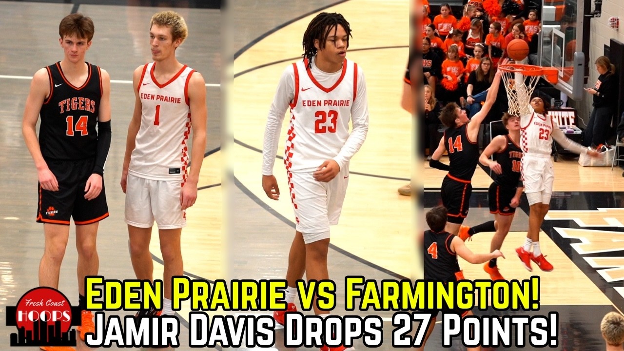 Eden Prairie And Farmington Go At It! Sophomore Guard Takes Over!