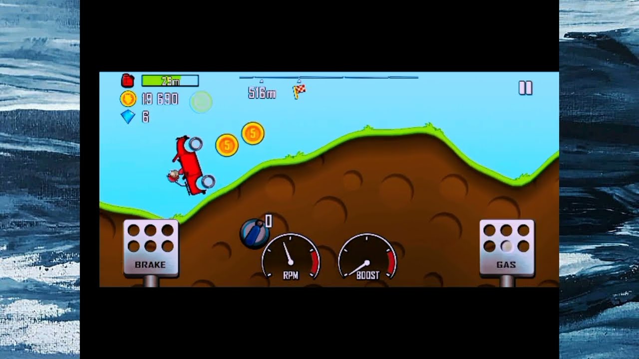 Hill Climb Racing - Gameplay Walkthrough Part 1 - Jeep (iOS, Android)
