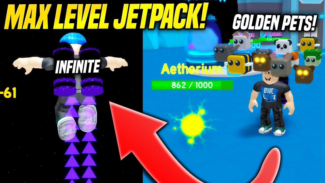 I GOT THE *MAX LEVEL* JETPACK AND INFINITE FUEL IN JETPACK SIMULATOR!! (Roblox)