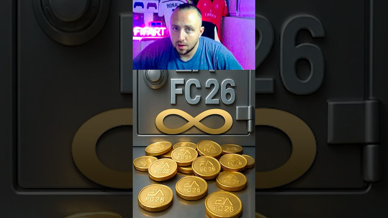 INFINITE FC26 COINS😯 #shorts #fifa26 #fc26 #fc26ultimateteam #iconpack #fc26coins
