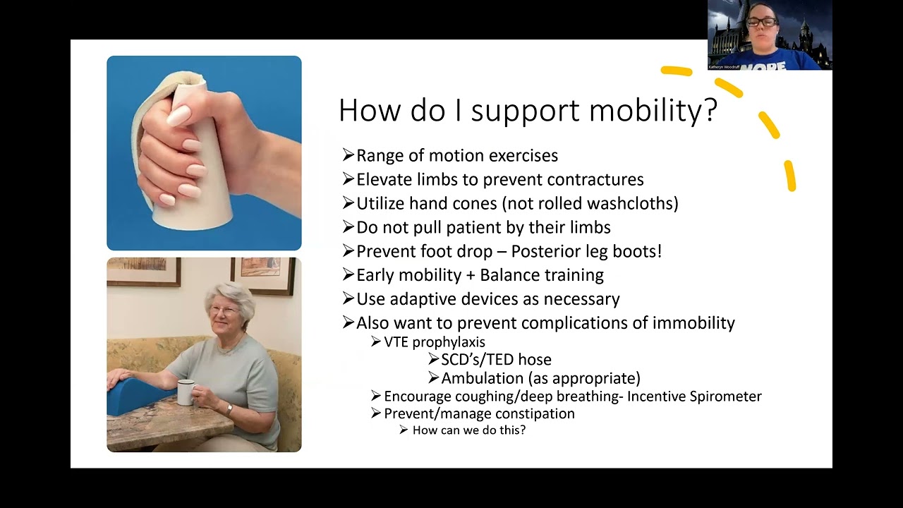Adult Med/Surg: Stroke Mobility Deficits NEW Lecture