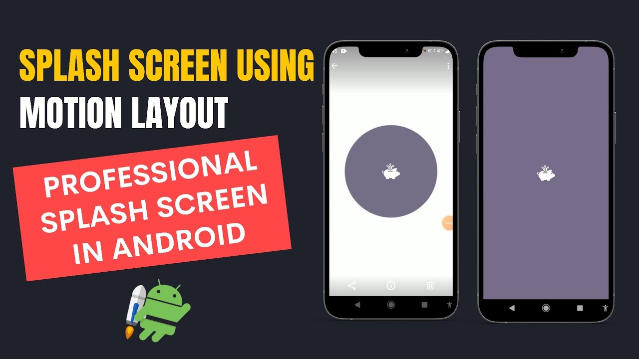 MotionLayout splash screen | How to create splash screen animation in android studio | Tech Projects