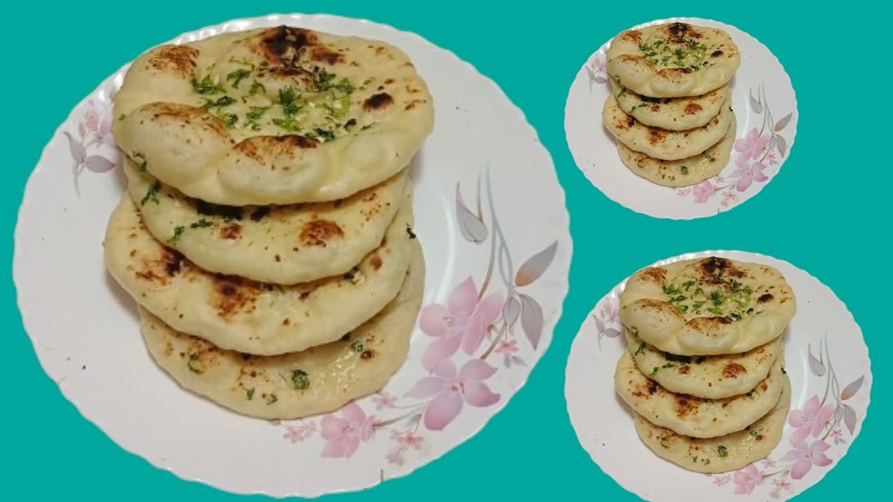 ঘরেই বানালাম নরম আর ফ্লাফি রেস্টুরেন্ট স্টাইল গার্লিক বাটার নান। Garlic Butter Naan Made at Home.