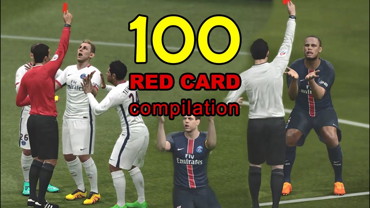 100 RED CARD Pro Evolution Soccer Compilation