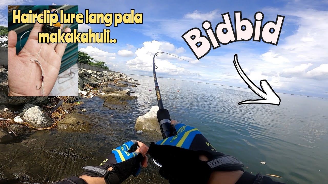 Bidbid vs Hairclip Lure | Capaci Travel Rod matibay talaga | Manila Bay Fishing