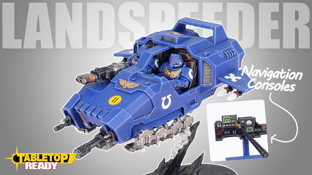 How to Paint A Space Marine Landspeeder | Warhammer 40,000
