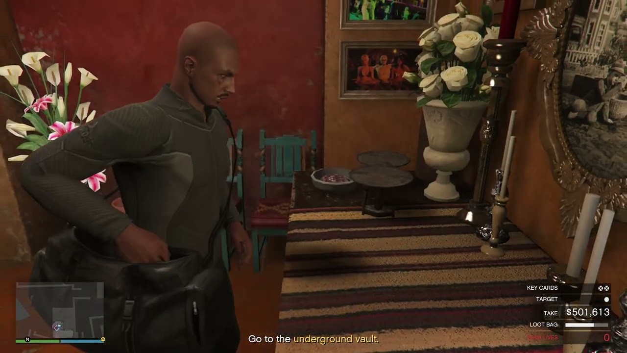 Playing Cayo Perico with a friend | GTAV ONLINE