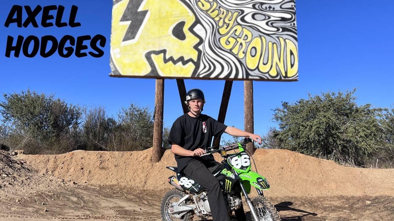 Pit Bikes With Axell Hodges At The Slayground!!