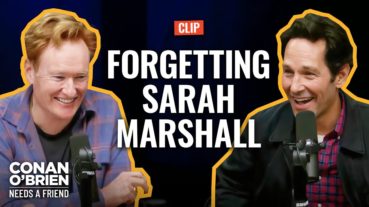 Paul Rudd Couldn’t Get Will Ferrell To Break On “Anchorman” | Conan O'Brien Needs A Friend