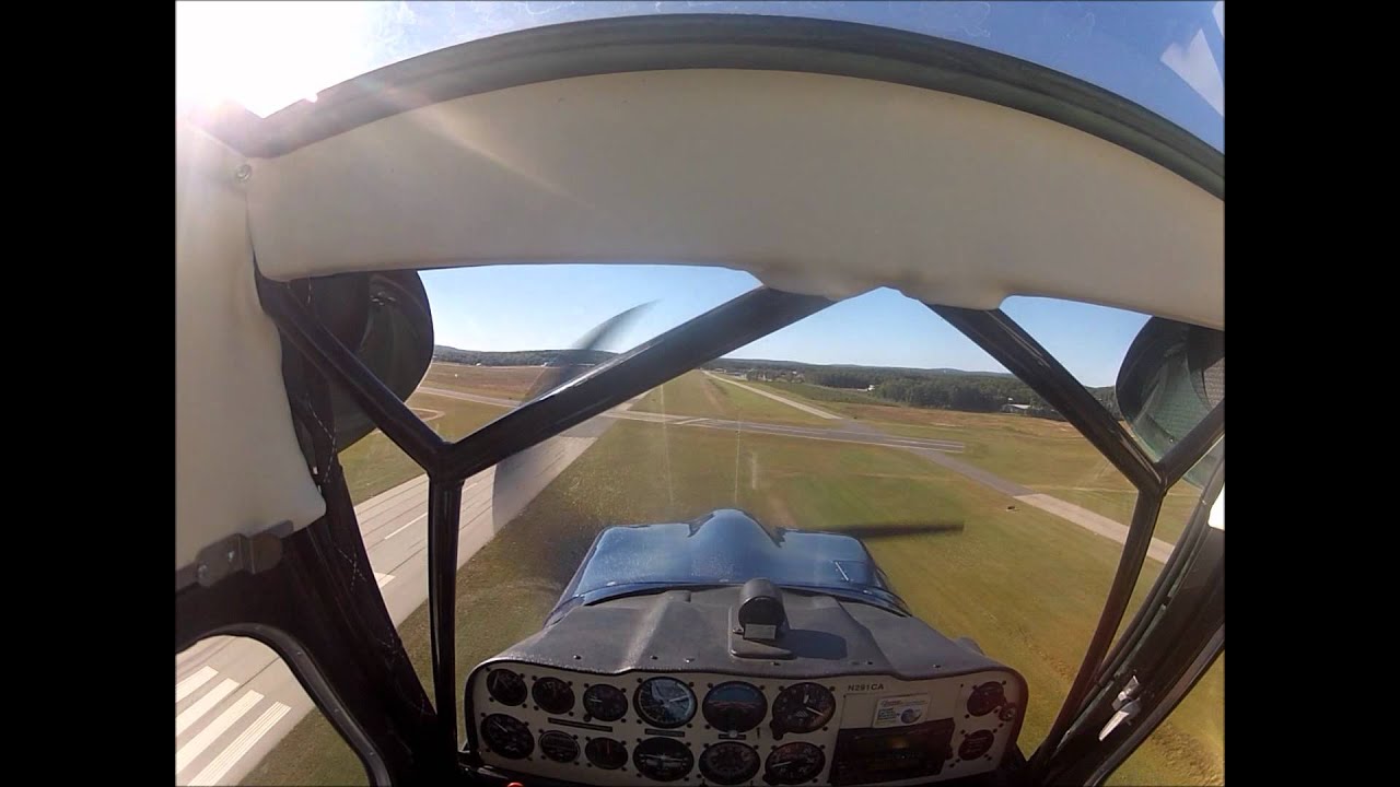 Tail wheel cross wind wheel landing lesson