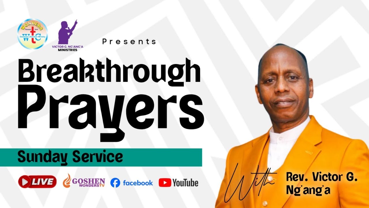 BREAKTHROUGH PRAYERS SUNDAY SERVICE || 25TH JANUARY 2026