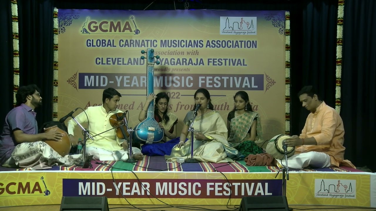 GCMA Mid Year Music Festival 2022 - Inaugural Concert Sriranjani Santhanagopalan - Vocal