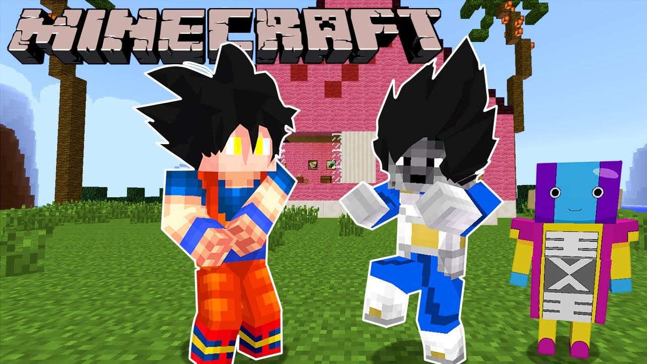 Minecraft : Dragon Ball Survival Z #1 - VIRAMOS GOKU E VEGETA!! NOVA SÉRIE??