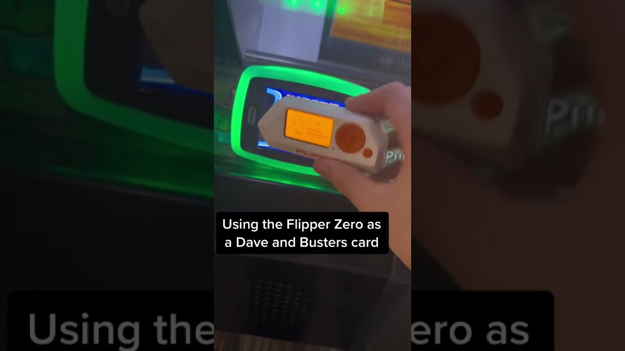 Flipper Zero Used As Dave & Busters Card