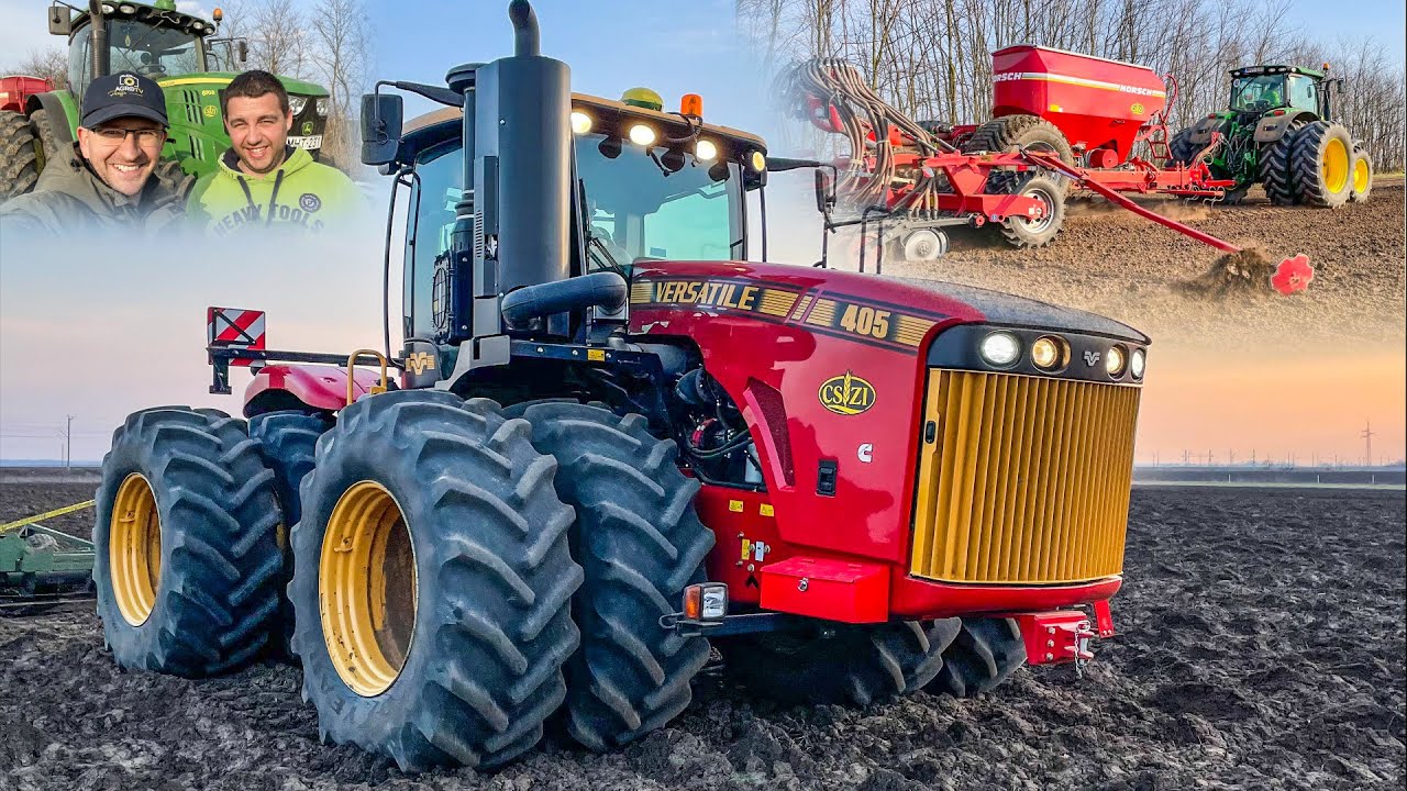 Versatile 405 + John Deere 6170R - Horsch Pronto 6AS | Simítózás 2021 | Olajretek vetés