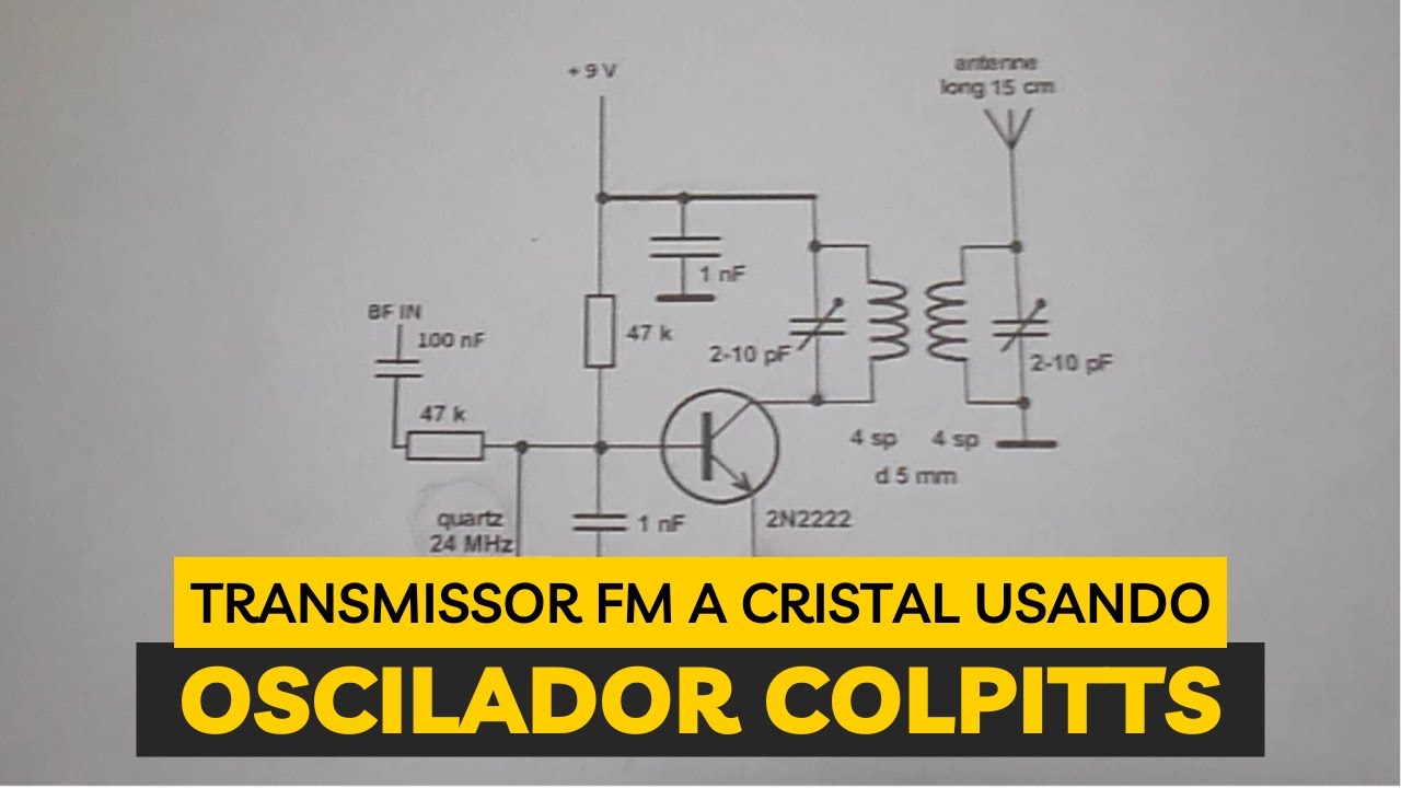 transmissor fm a cristal