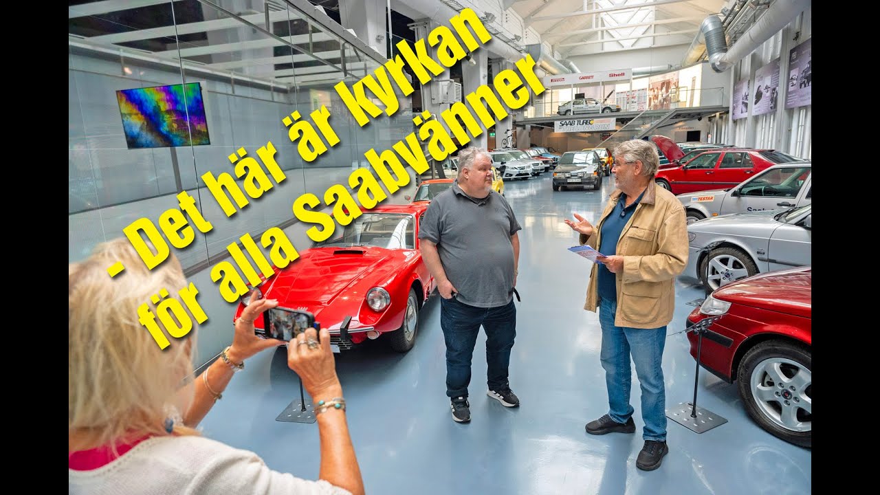 Peter basar &ouml;ver 140 unika Saab-ikoner, Perstad Presenterar: TrafikMagasinet, BilTV med Perstad
