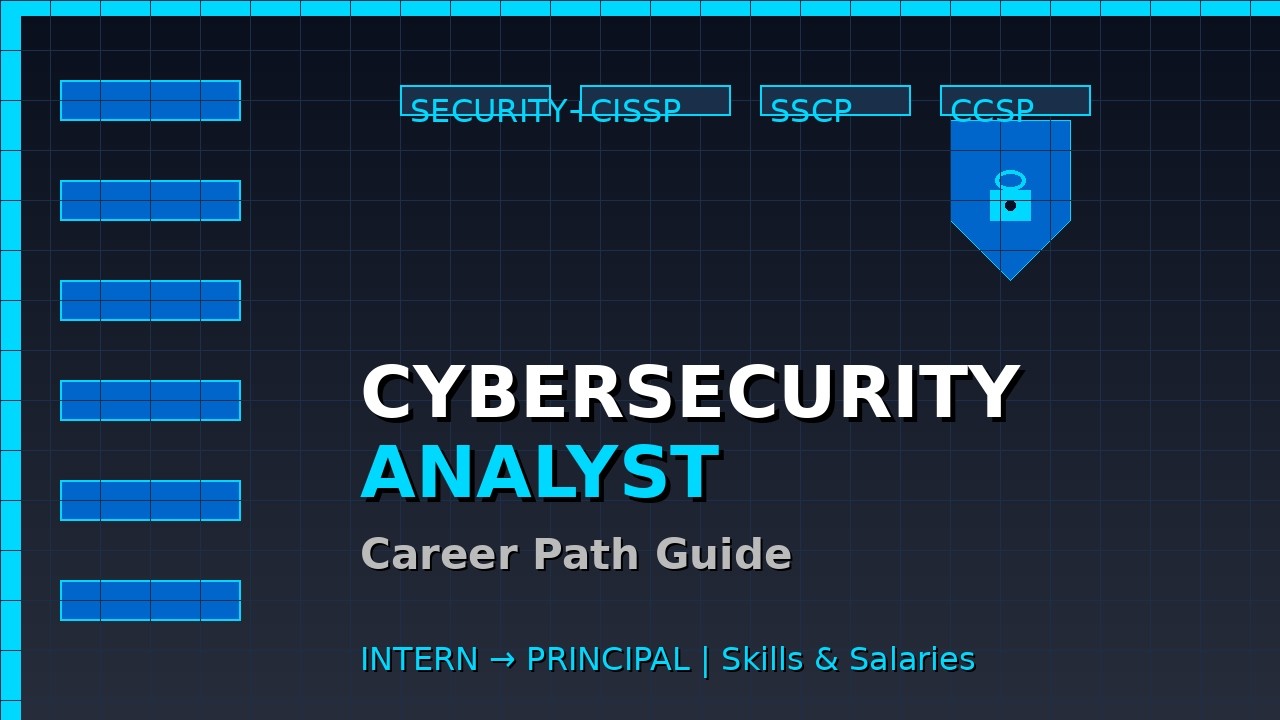 Cybersecurity Analyst Career Path: From Intern to Principal | Skills, Salaries & Requirements 2026