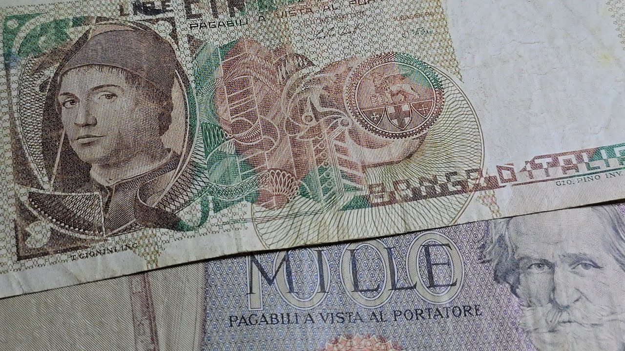 Italian Banknotes and their worth