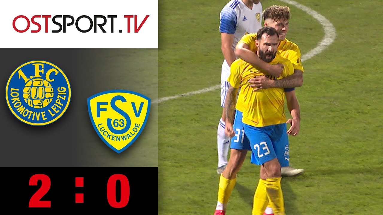 Sascha Pfeffer ballert LOK auf Platz 2! Lok Leipzig - Luckenwalde 2:0 | Regionalliga Nordost