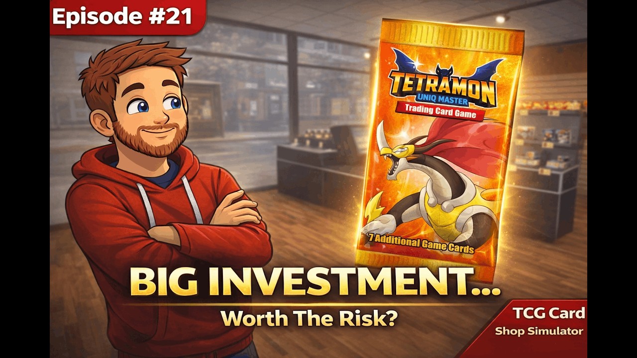 Big Investment… Worth The Risk | TCG Card Shop Simulator