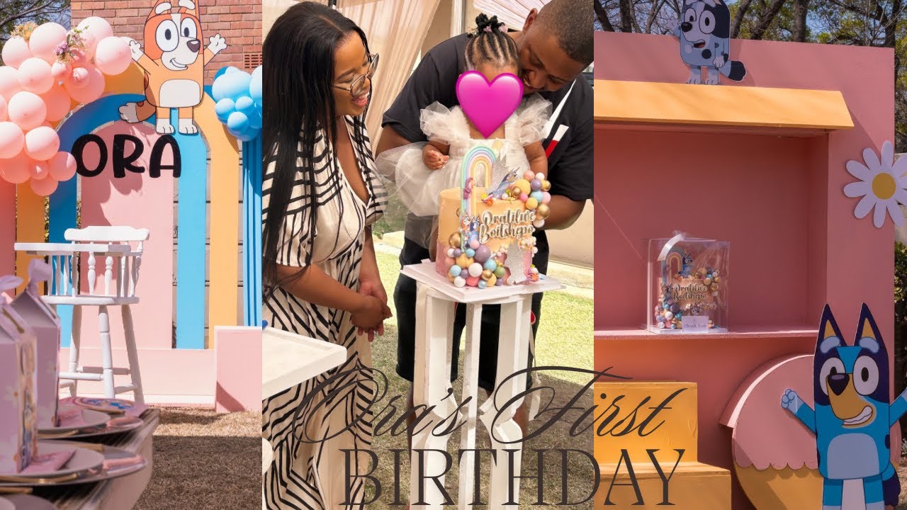 VLOG | Ora’s First Birthday 💕 | Bluey Birthday Party | Kelly B
