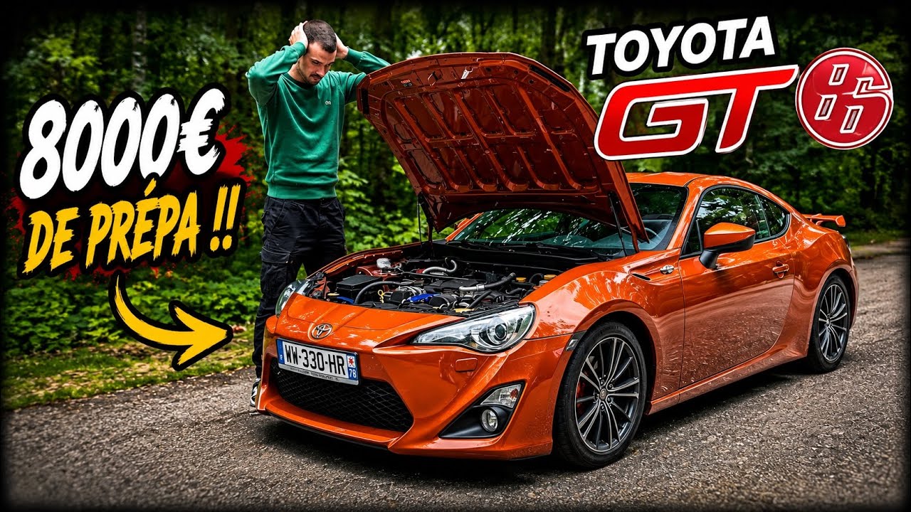 Toyota GT86 8000€ de prépa !! Elle m’a surprise 😱