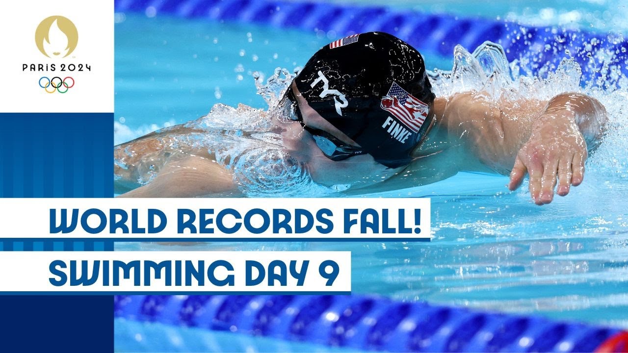 World Records Fall! | Swimming Day 9 | #Paris2024 Highlights