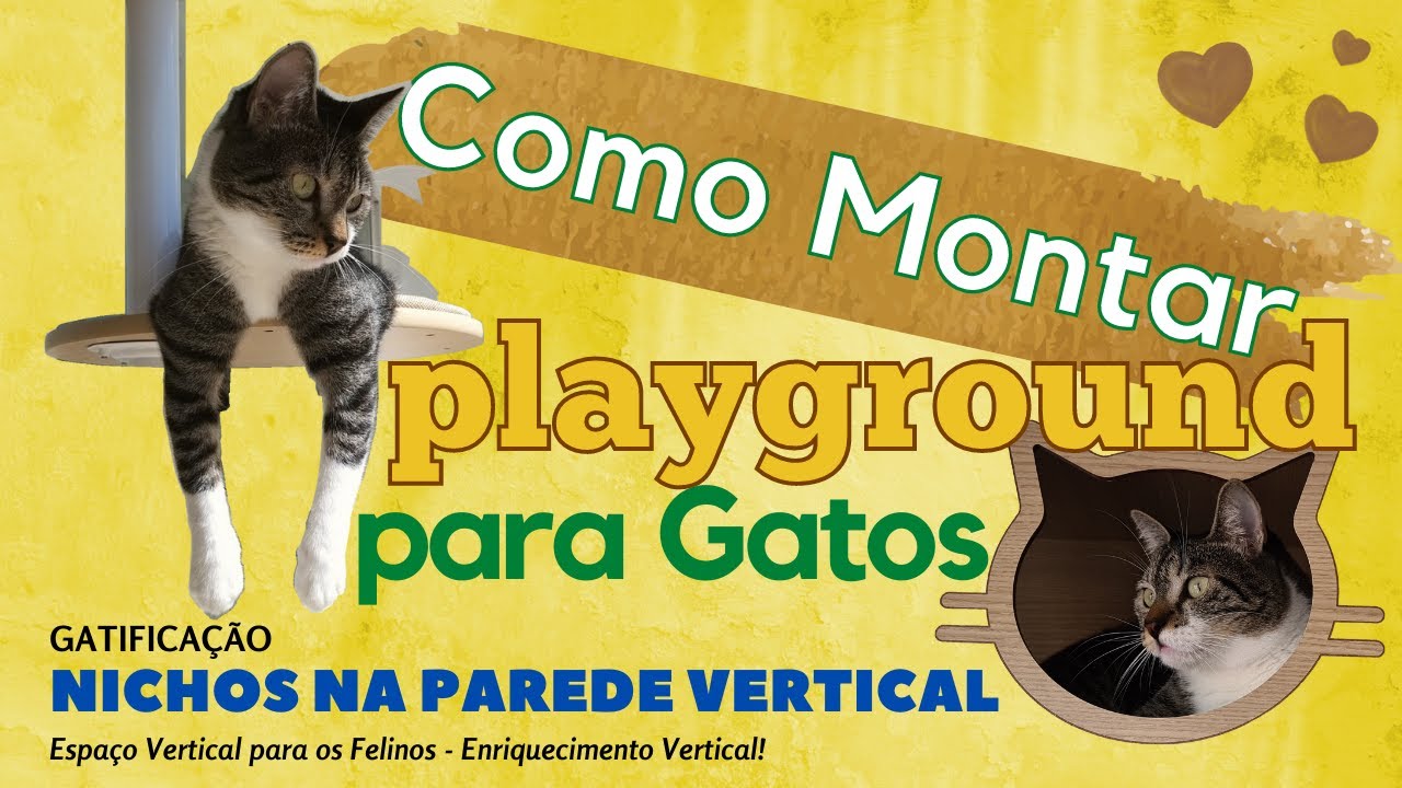 Como Montar um Playground para Gatos no Quarto | Gatificação | Nichos Espaço Vertical
