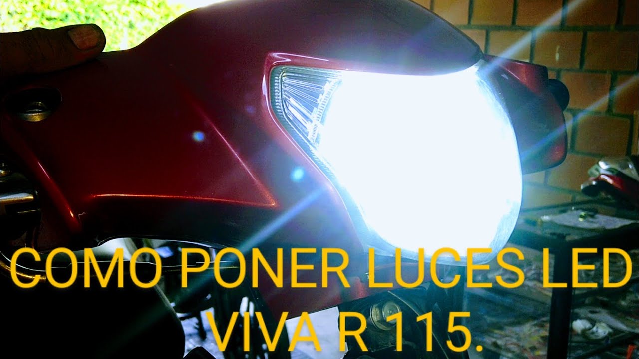 Como instalar luces LED VIVA R suzuki 2021