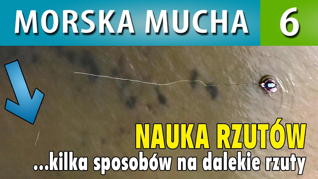 MORSKA MUCHA ➤ nauka rzutów muchowych (praktyka)