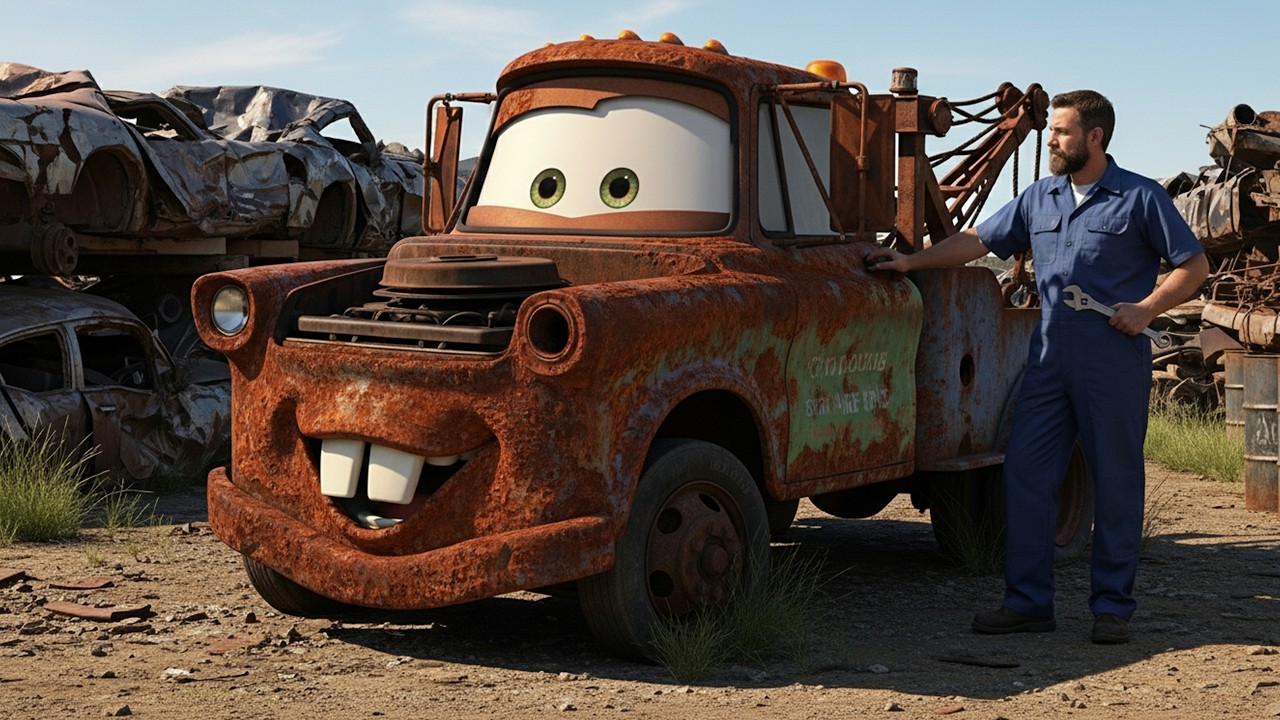 We Found Tow Mater for $1000… Then Restored It || ASMR Car Restoration!