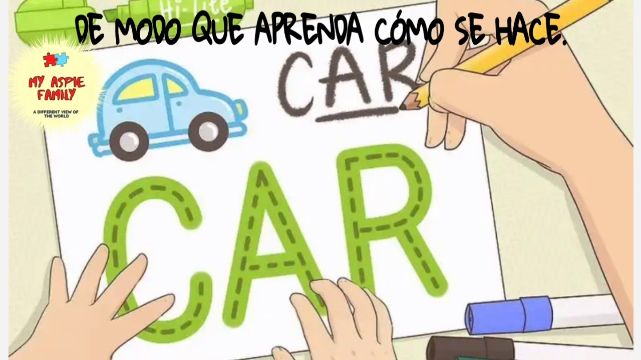 Cómo enseñar a escribir a niños con Autismo/Autistas