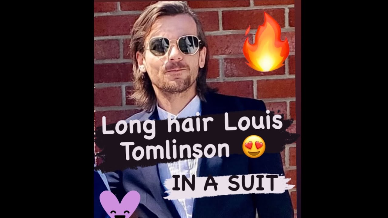 Louis Tomlinson with long hair!!! || Latest and trending