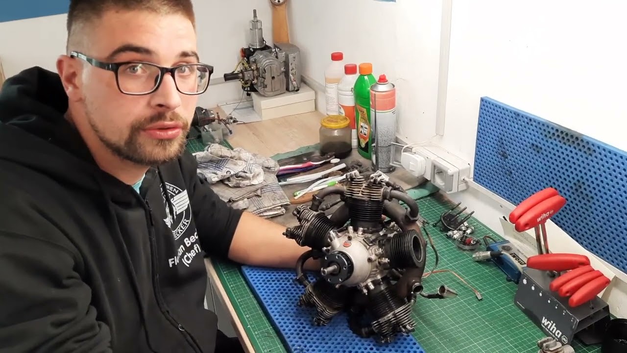 Aktuelles aus der Werkstatt #45 Moki 250 mit ca 80 Std. Laufleistung/Kolbenkipper RCGF 40 Boxer