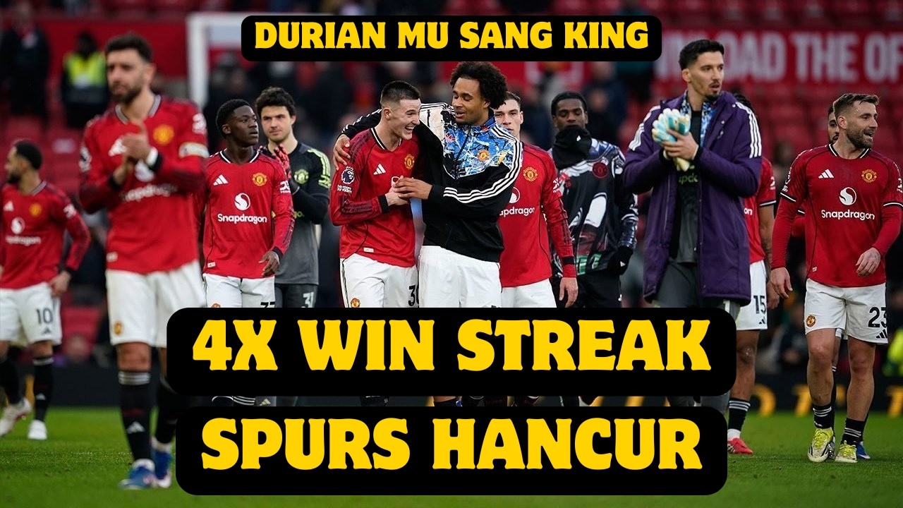 MU NGAMUK LAGI! Hajar Tottenham, 4 Kemenangan Beruntun Tak Terbendung!