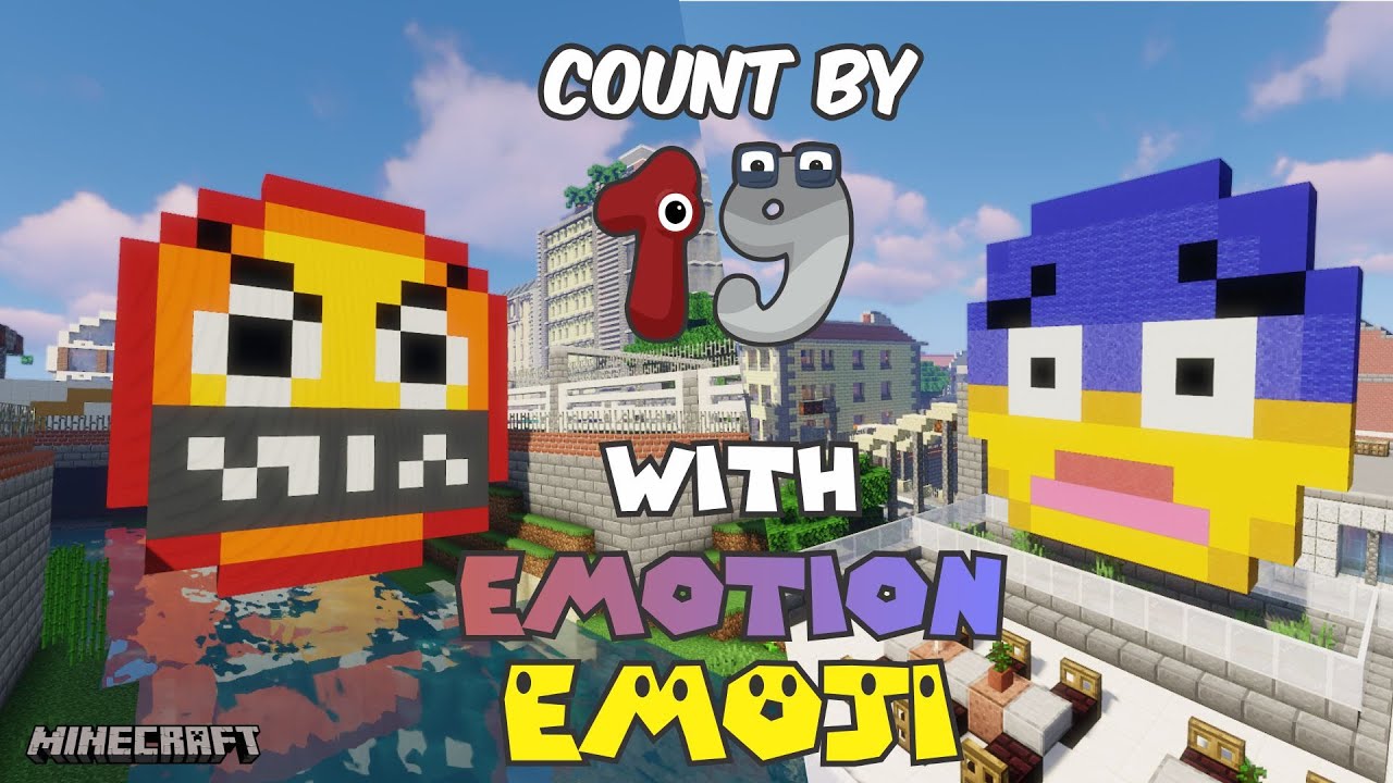 Count by 19 with Emotions Emojis - #Minecraft #Counting #CountingBy19 #emoji