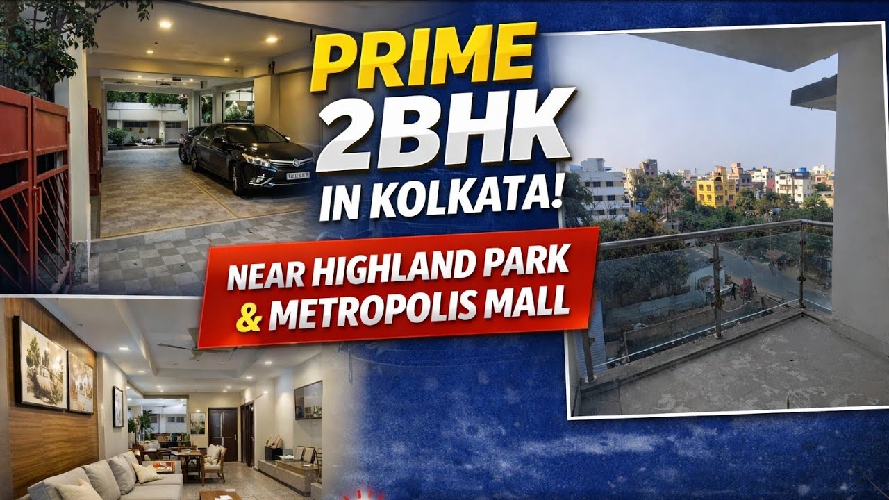 🏡 2BHK Flat Near Highland Park & Metropolis Mall | Prime Location Kolkata | Last Unit Remaining ‼️