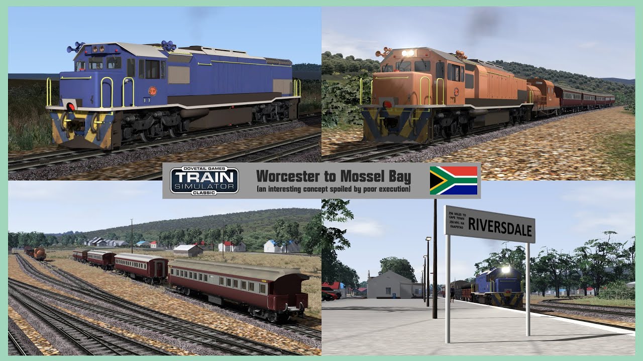 Worcester to Mossel Bay review ~ Train Simulator