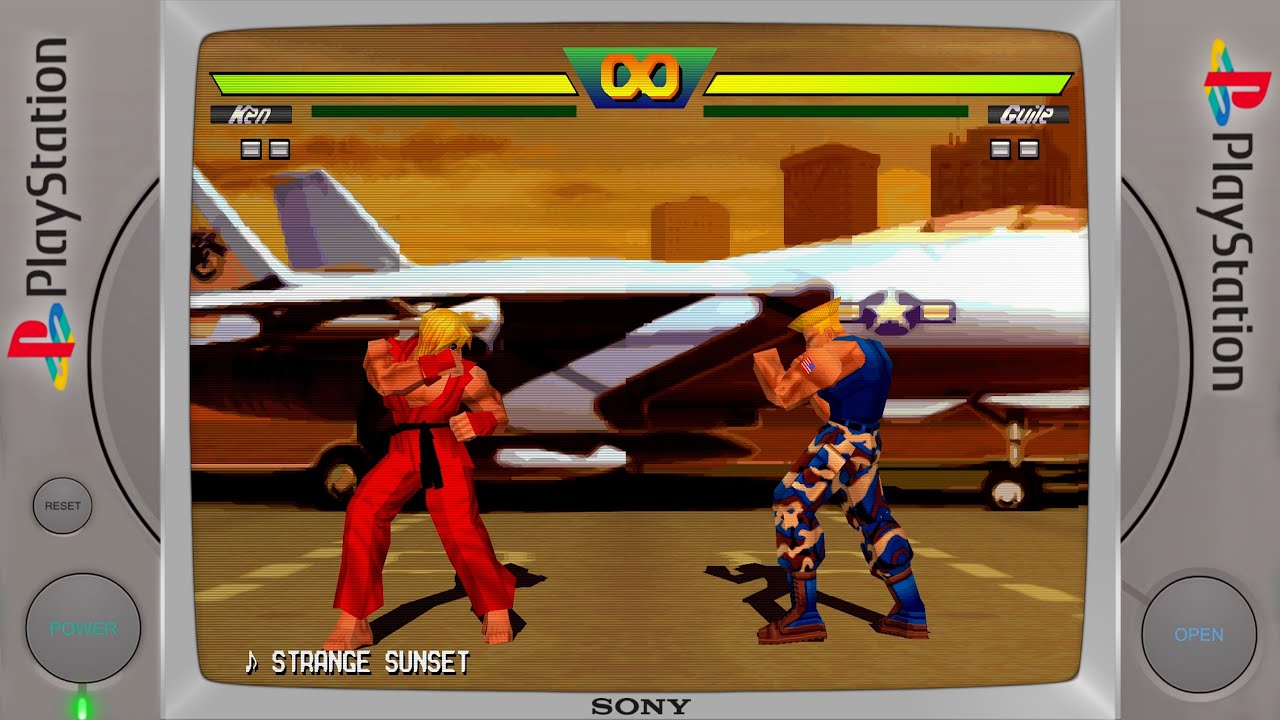 Street Fighter EX Plus Alpha PS1 Music - Guile Theme (Strange Sunset)