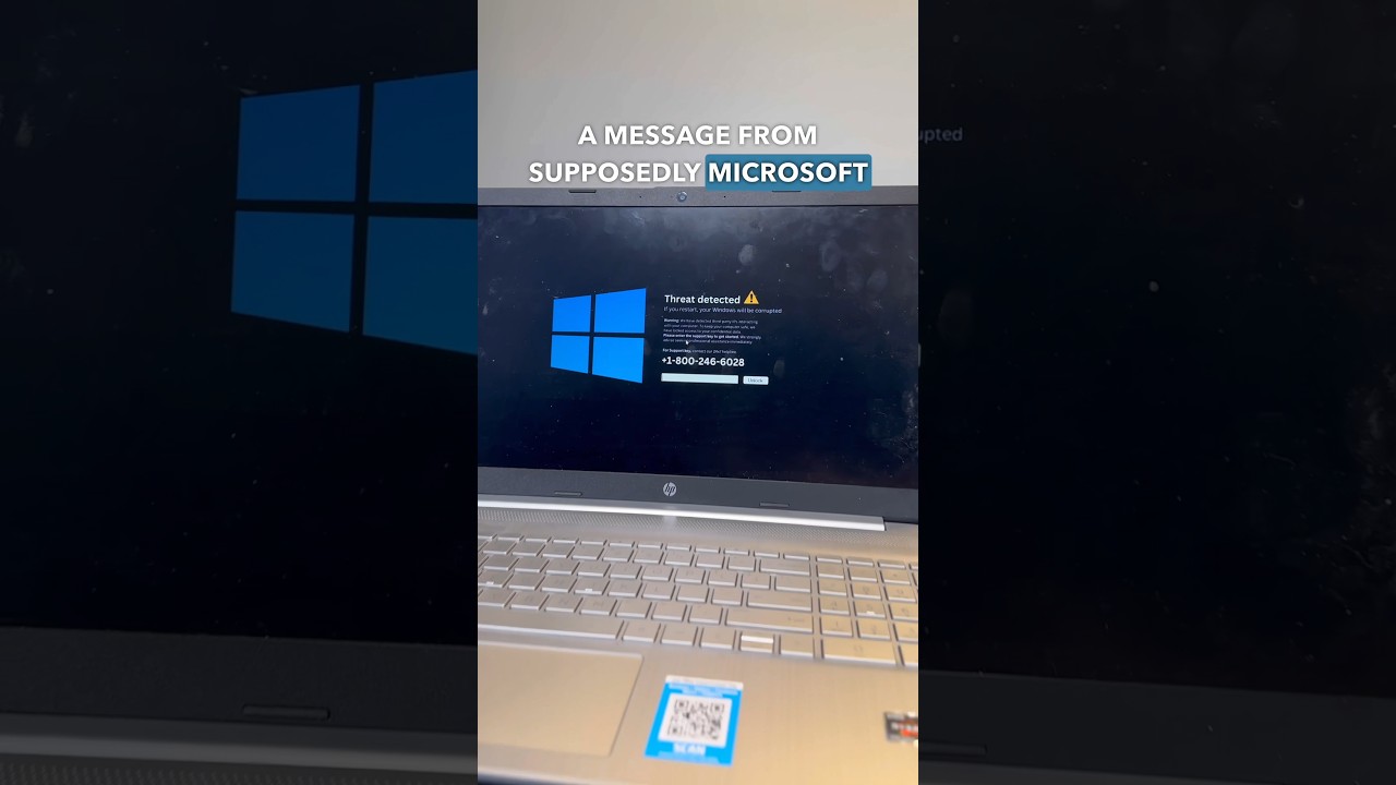 Microsoft SCAM!?! #pc #tech #pcrepair #computerrepair #laptoprepair