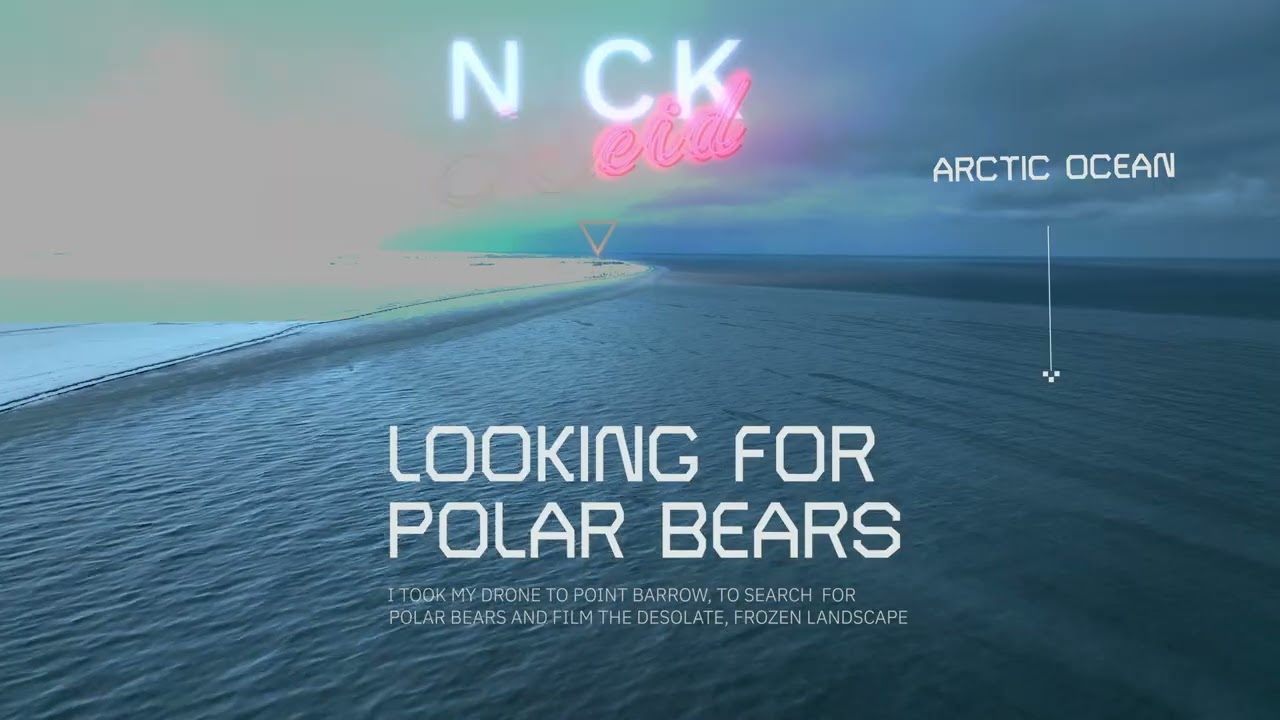 Point Barrow, Alaska; Northernmost Point in U.S.; Aerial Footage